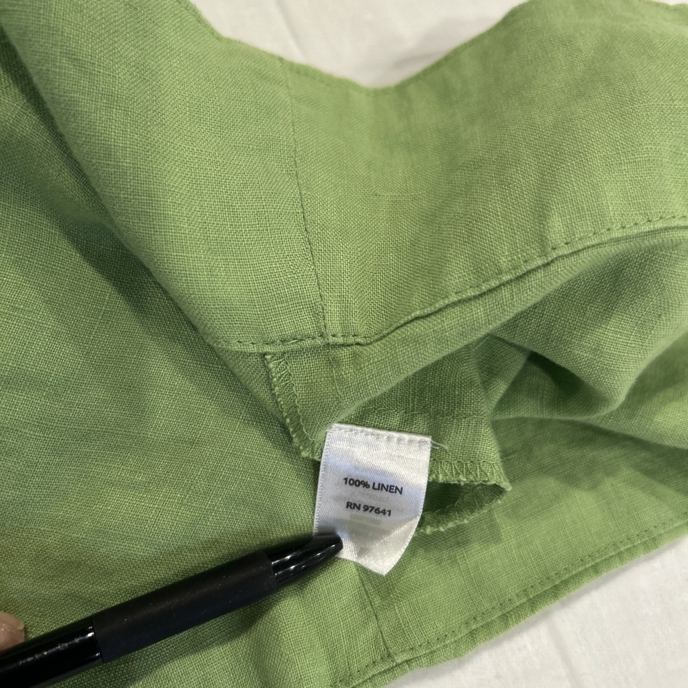 J. Jill Sleeveless Midi Dress in Green - Picture 7 of 8
